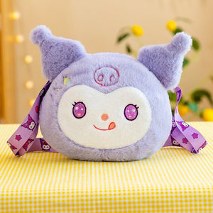 Kawaii Cinnamoroll Sanrio Plush Bag My Melody Anime Handbags Kt Cat Purin Dog Kuromi Plushie Free Shipping Backpack for Girls | 0 | Tage-Active