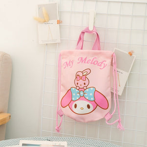 Kawaii Cinnamoroll Sanrio Plush Bag My Melody Anime Handbags Kt Cat Purin Dog Kuromi Plushie Free Shipping Backpack for Girls | 0 | Tage-Active