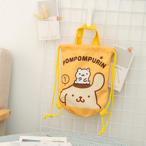 Kawaii Cinnamoroll Sanrio Plush Bag My Melody Anime Handbags Kt Cat Purin Dog Kuromi Plushie Free Shipping Backpack for Girls | 0 | Tage-Active