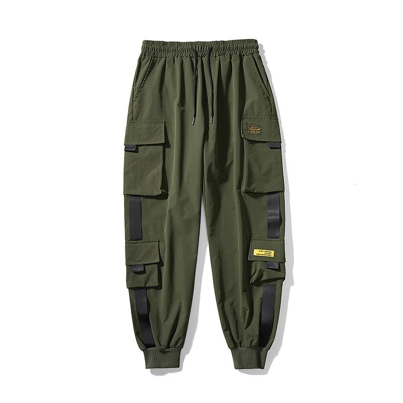 LAPPSTER Men Black Embroidery Joggers Pants Man Streetwear Cargo Pants Male Pocket Sweatpants Grey Tactical Pants Plus Size | 0 | Tage-Active