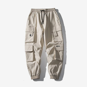LAPPSTER Men Black Embroidery Joggers Pants Man Streetwear Cargo Pants Male Pocket Sweatpants Grey Tactical Pants Plus Size | 0 | Tage-Active