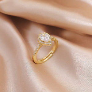 LATS Luxury Gold Color Pearl Zircon Rings for Woman Vintage Sexy Open Ring Party Joint Ring Fashion Elegant Jewelry Gifts | 0 | Tage-Active
