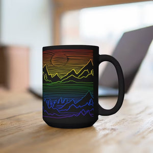 LGBT Pride Landscape Mug - Rainbow | gift | Tage-Active