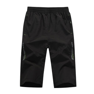 Long Shorts Men Board Quick Dry Zipper Pockets Elastane Bermuda Male Thin Lightweight Stretch Capri Elastic Mens Shorts Summer | 0 | Tage-Active