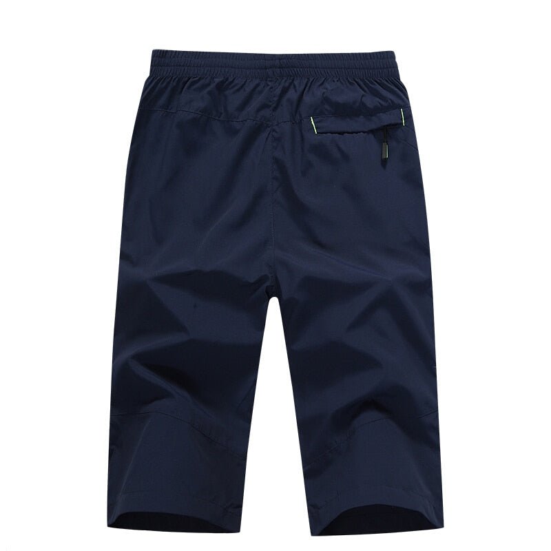 Long Shorts Men Board Quick Dry Zipper Pockets Elastane Bermuda Male Thin Lightweight Stretch Capri Elastic Mens Shorts Summer | 0 | Tage-Active