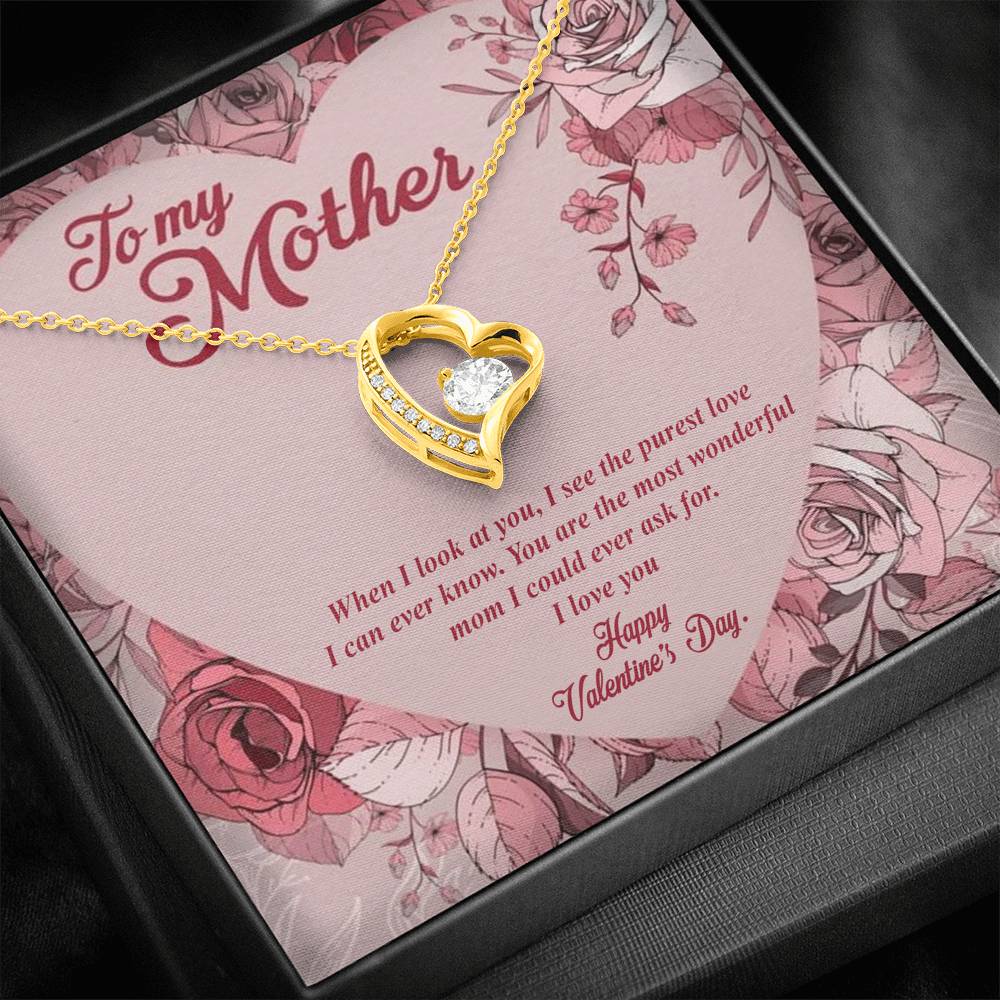 Love Knot Necklace - To my Loving Mother | Jewelry | C30025TG, C30025TR, christmas gifts, Cubic Zirconia Stones, Gift For Brother, gift for grandparents, gift for loves ones, Gift for Mother, gift-for-dad, gift-for-daughter, gift-for-friend, Gifts, holiday gifts, Interlocking Hearts, lx-C30025, Necklaces, PB23-WOOD, PROD-800117, PT-781, significant others, TNM-1, USER-43062 | TageUnlimited