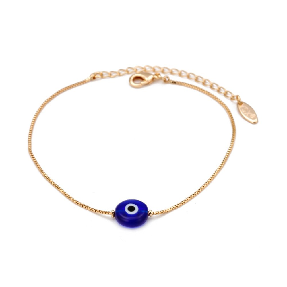 Lucky Eye Cross Heart Fatima Hand Charm Bracelet Adjustable Drip Oil Turkish Evil Eye Bracelet for Women Girls Jewelry BE461 | 0 | Tage-Active