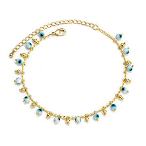 Lucky Eye Cross Heart Fatima Hand Charm Bracelet Adjustable Drip Oil Turkish Evil Eye Bracelet for Women Girls Jewelry BE461 | 0 | Tage-Active