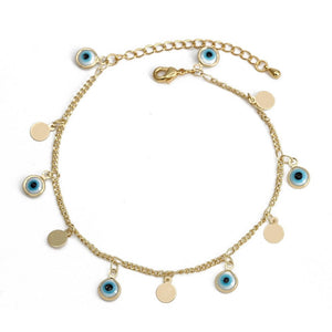 Lucky Eye Cross Heart Fatima Hand Charm Bracelet Adjustable Drip Oil Turkish Evil Eye Bracelet for Women Girls Jewelry BE461 | 0 | Tage-Active