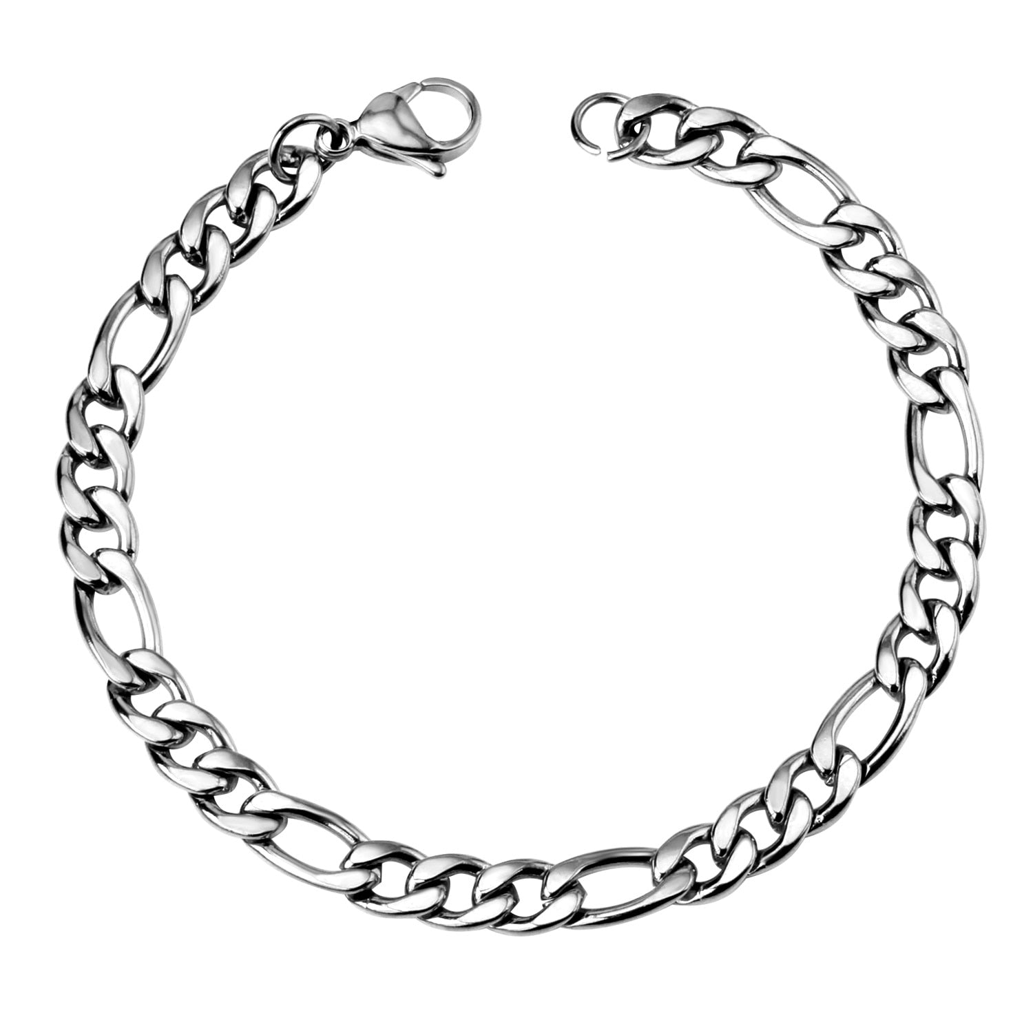 LUXUKISSKIDS Stainless Steel 316L Bracelets Woman/Men Fashion Curb Cuban Link Chains On Hand Couple Bracelet Wrist Jewelry Gifts | 0 | Tage-Active