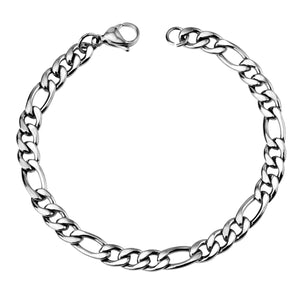 LUXUKISSKIDS Stainless Steel 316L Bracelets Woman/Men Fashion Curb Cuban Link Chains On Hand Couple Bracelet Wrist Jewelry Gifts | 0 | Tage-Active