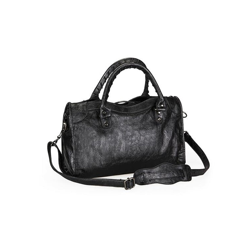 Luxury Purses and Handbags Women Bags Brand Designer Soft Tassel Motorcycle Bag Chic PU Leather Stylish Crossbody Shoulder Bag | 0 | Tage-Active