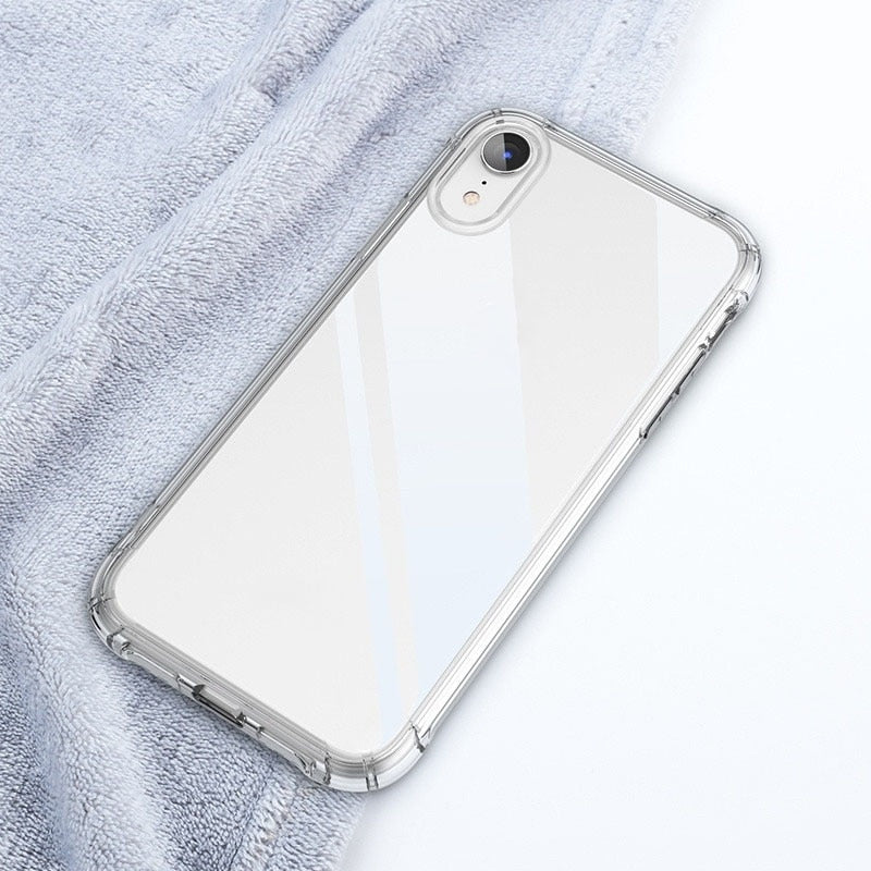 Luxury Shockproof Clear Silicone For Iphone Xr Iphone Xs Max Case Iphone Xs X Case Apple Iphone 11 Pro Max Case  Black Cover | 0 | TageUnlimited