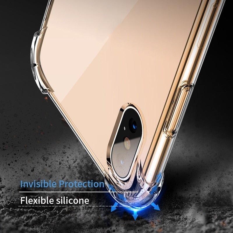 Luxury Shockproof Clear Silicone For Iphone Xr Iphone Xs Max Case Iphone Xs X Case Apple Iphone 11 Pro Max Case  Black Cover | 0 | TageUnlimited