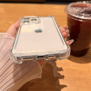 Luxury Shockproof Transparent Case For iPhone 14 13 12 11 Pro Max X Xs XR Max 7 8 Plus Bumper Cases Cover | 0 | TageUnlimited