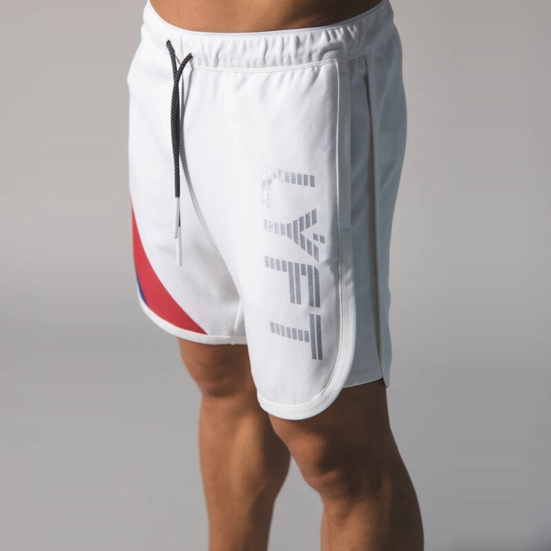LYFT Summer New Brand Men Fitness Running Breathable Elastic Casual Shorts Men&#39;s Black Gym Bodybuilding Training Sports Shorts | TageUnlimited