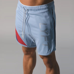 LYFT Summer New Brand Men Fitness Running Breathable Elastic Casual Shorts Men&#39;s Black Gym Bodybuilding Training Sports Shorts | TageUnlimited