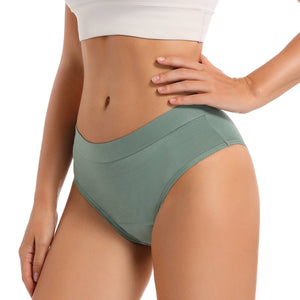 Lynmiss OEM Ladies Biodegradable Bamboo Cotton Period Panties Washable ladies braga Menstrual Panties Underwear oeko tex | Tage-Active