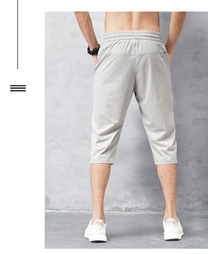 Male Bermuda Board Quick Drying Beach Black Men&#39;s Long Shorts Men&#39;s Shorts Summer Breeches Thin Nylon 3/4 Length Trousers | 0 | Tage-Active