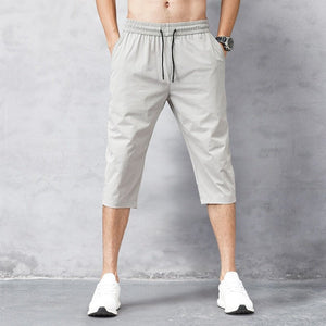 Male Bermuda Board Quick Drying Beach Black Men&#39;s Long Shorts Men&#39;s Shorts Summer Breeches Thin Nylon 3/4 Length Trousers | 0 | Tage-Active