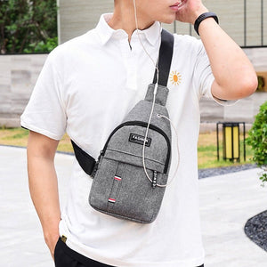 Men&#39;s Chest Bags Casual Waist Bags Small Short Trip Travel Carry Bags Men&#39;s Waterproof Shoulder Crossbody Bags Nylon Handbags | 0 | Tage-Active