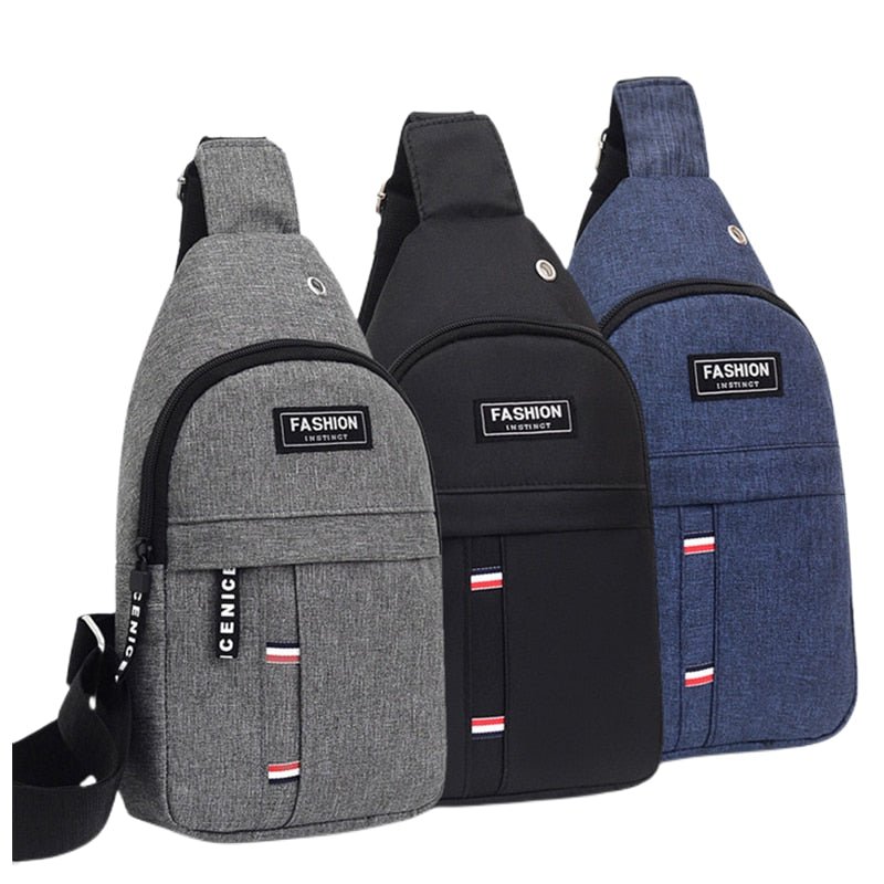 Men&#39;s Chest Bags Casual Waist Bags Small Short Trip Travel Carry Bags Men&#39;s Waterproof Shoulder Crossbody Bags Nylon Handbags | 0 | Tage-Active