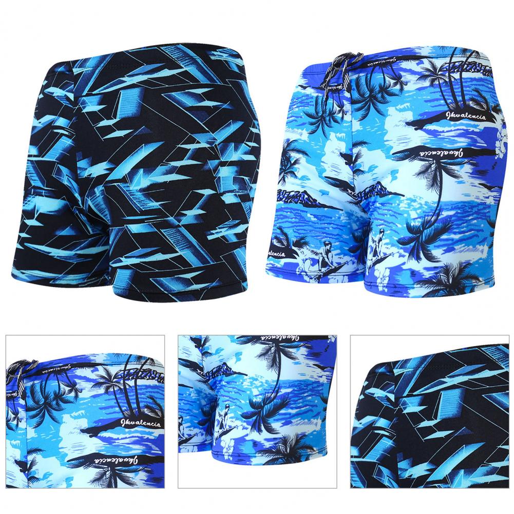 Men Swimwear Men Trunks Swim Shorts Colorful Print Quick Dry Slim Fit Swimming Trunks for Beach Surf Beachwear шорты 수영복 | TageUnlimited
