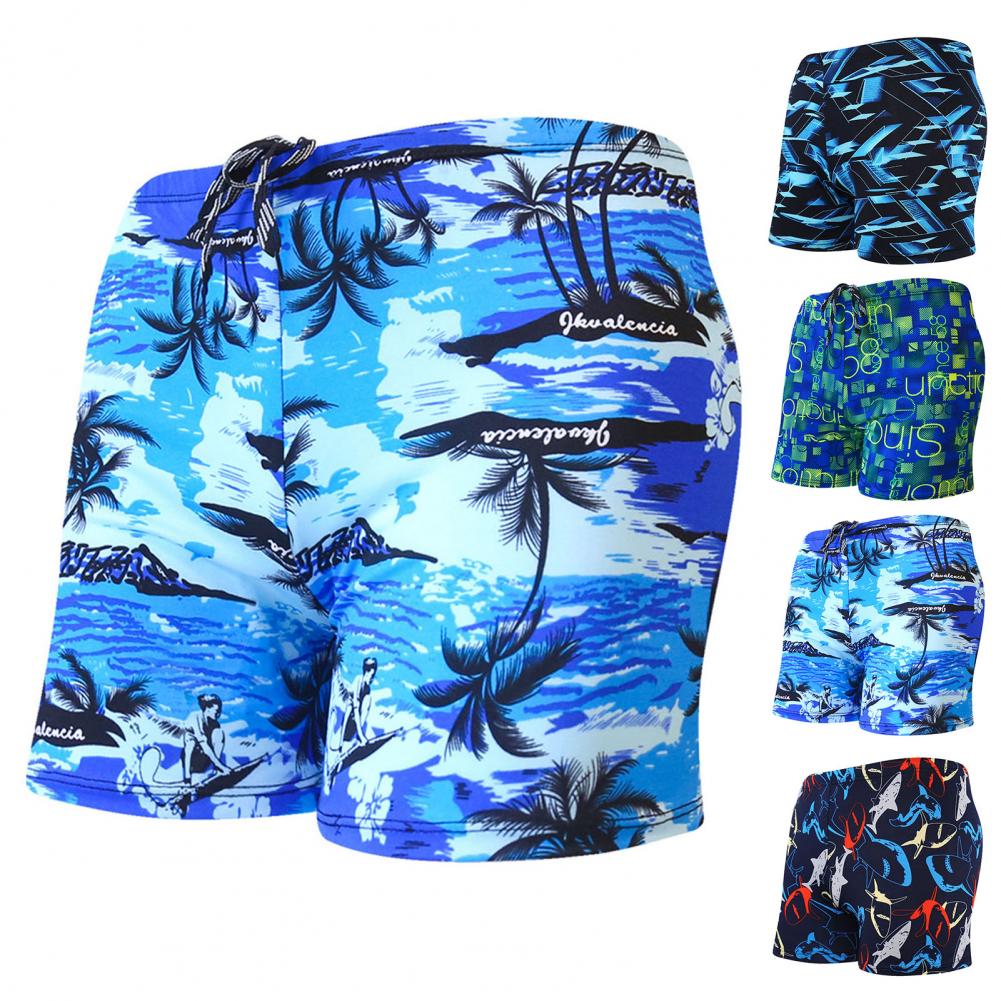 Men Swimwear Men Trunks Swim Shorts Colorful Print Quick Dry Slim Fit Swimming Trunks for Beach Surf Beachwear шорты 수영복 | TageUnlimited