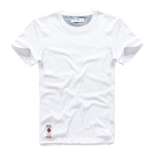 Men&#39;s T-shirt Cotton Solid Color t shirt Men Causal O-neck Basic Tshirt Male High Quality Classical Tops | 0 | Tage-Active