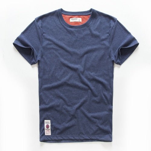 Men&#39;s T-shirt Cotton Solid Color t shirt Men Causal O-neck Basic Tshirt Male High Quality Classical Tops | 0 | Tage-Active