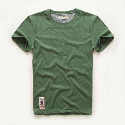 Men&#39;s T-shirt Cotton Solid Color t shirt Men Causal O-neck Basic Tshirt Male High Quality Classical Tops | 0 | Tage-Active