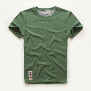 Men&#39;s T-shirt Cotton Solid Color t shirt Men Causal O-neck Basic Tshirt Male High Quality Classical Tops | 0 | Tage-Active