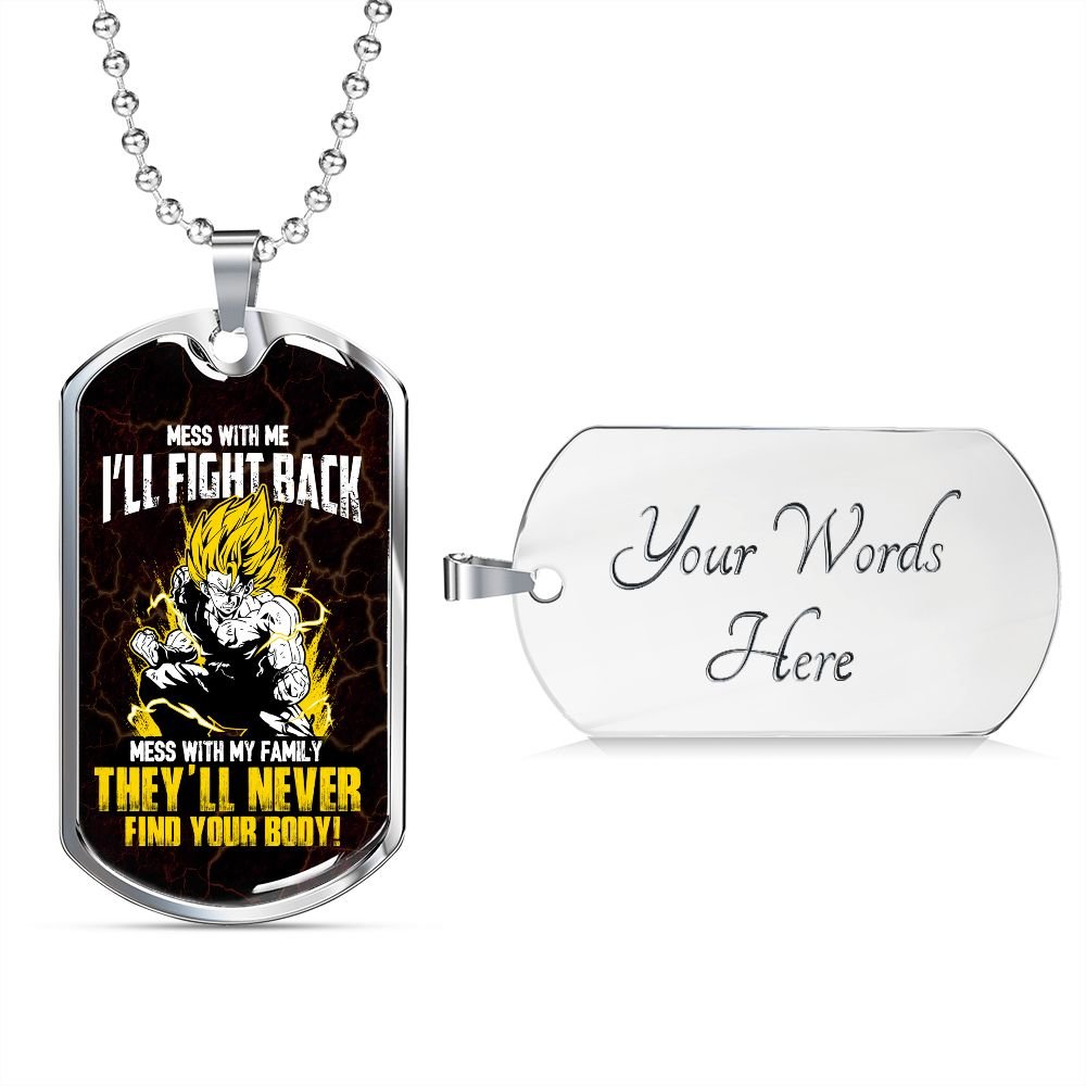 Mess With Me Dog Tag | Jewelry | TageUnlimited