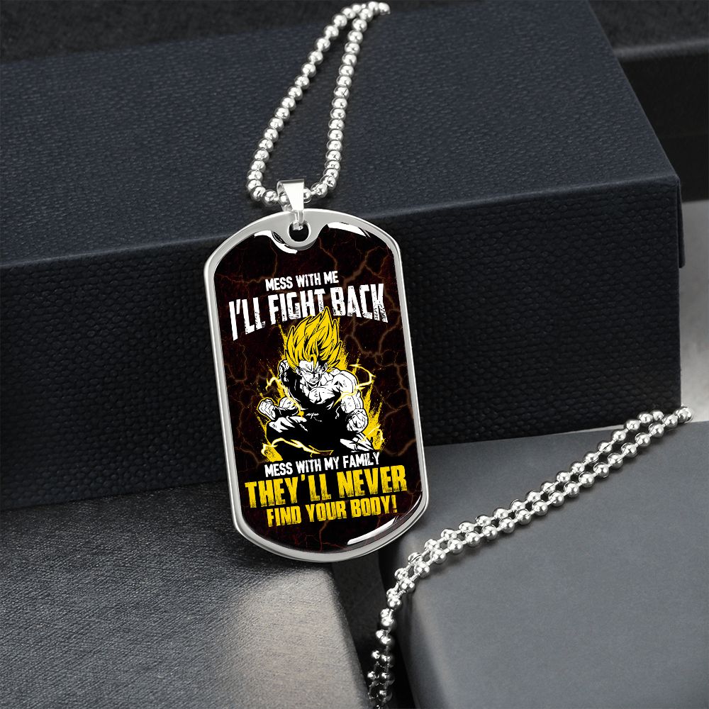 Mess With Me Dog Tag | Jewelry | TageUnlimited