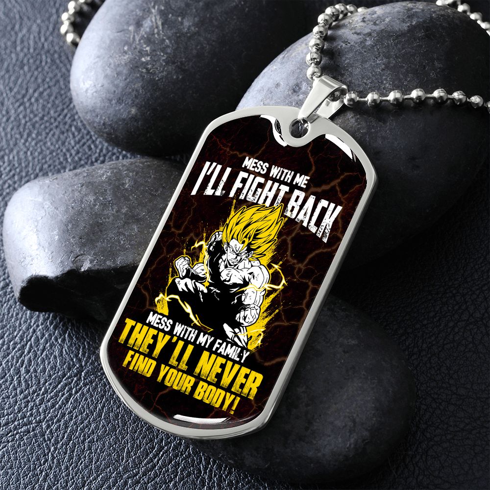 Mess With Me Dog Tag | Jewelry | TageUnlimited
