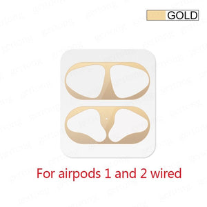 Metal Dust Guard Sticker Case for Apple Airpods Pro Earphone Cover for Airpods 3 Air Pods 3 2 Headphone Charging Box Accessories | 0 | TageUnlimited