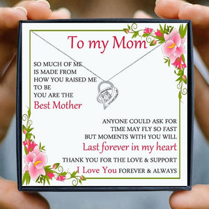 Mom Necklace Gift for Women Fashion Jewelry Heart Pendant Necklace Female Chain Necklace daughter son Birthday Family | 0 | Tage-Active