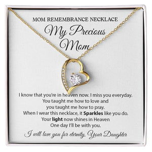 Mom Remembrance Necklace | My Precious Mom | Jewelry | C30025TG, C30025TR, lx-C30025, PB23-WOOD, PROD-2074324, PT-781, TNM-1, USER-43062 | TageUnlimited