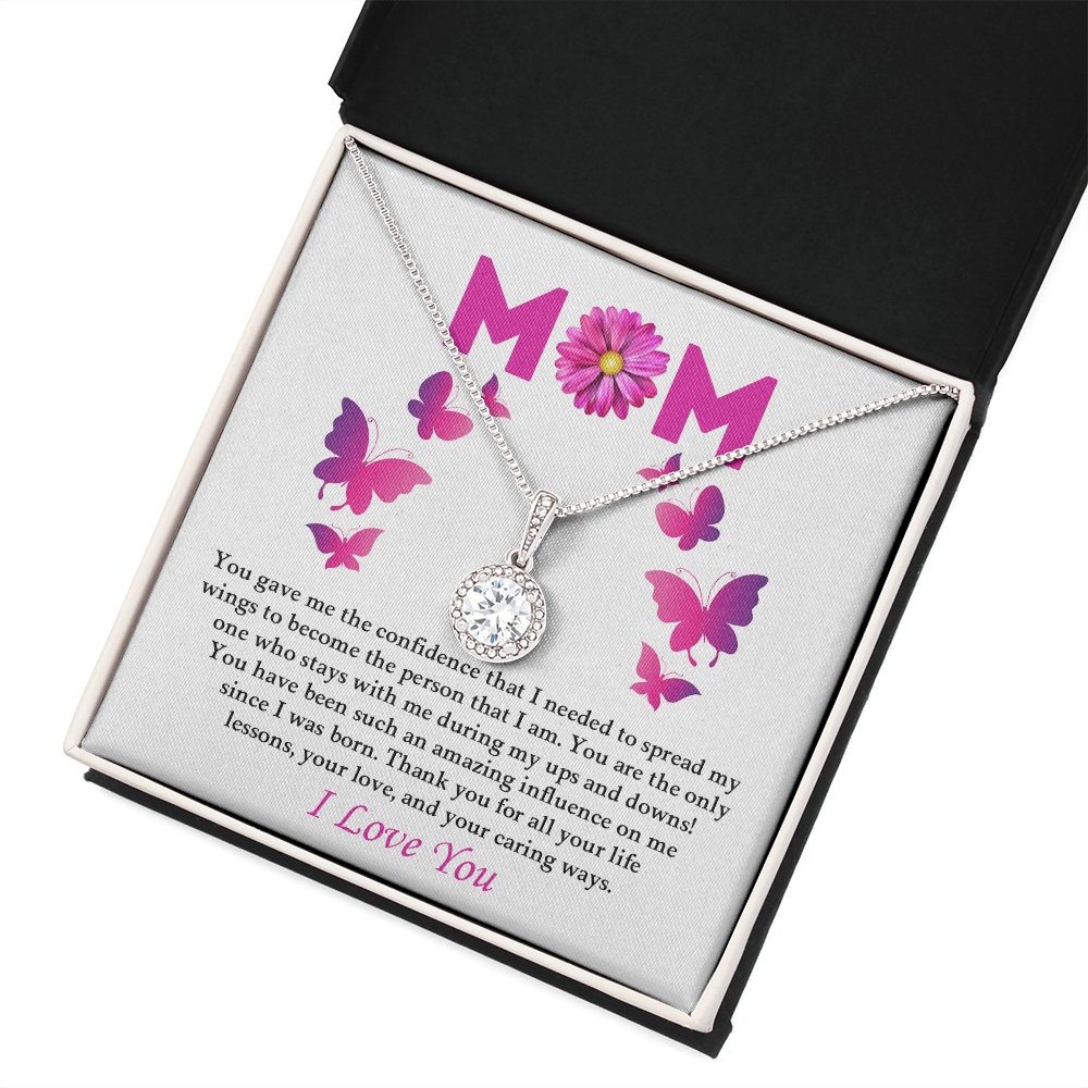 Mom | Thank You For All Your Life Lessons | Jewelry | C30187TR, lx-C30187, PB23-WOOD, PROD-2067431, PT-2646, TNM-1, USER-43062 | TageUnlimited