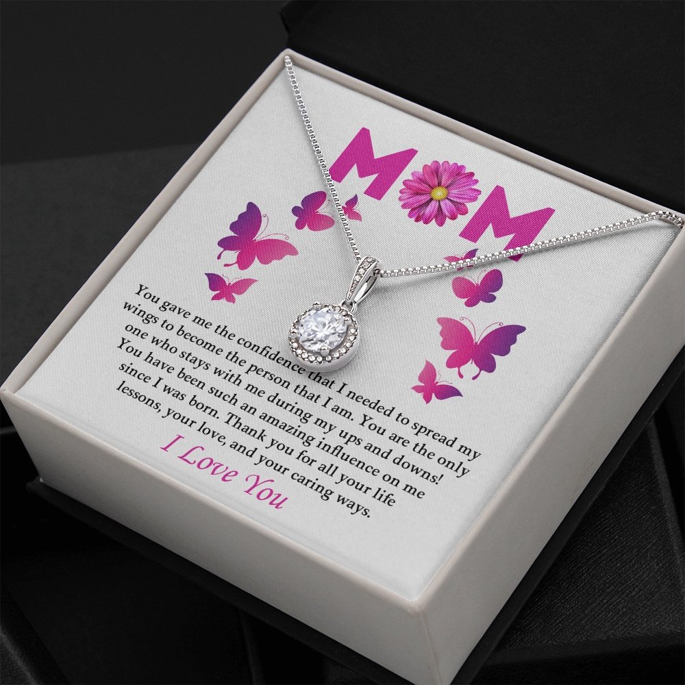 Mom | Thank You For All Your Life Lessons | Jewelry | C30187TR, lx-C30187, PB23-WOOD, PROD-2067431, PT-2646, TNM-1, USER-43062 | TageUnlimited