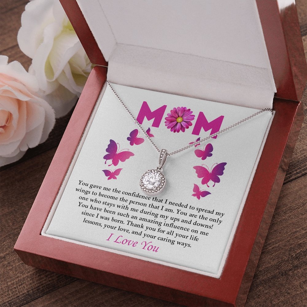 Mom | Thank You For All Your Life Lessons | Jewelry | C30187TR, lx-C30187, PB23-WOOD, PROD-2067431, PT-2646, TNM-1, USER-43062 | TageUnlimited