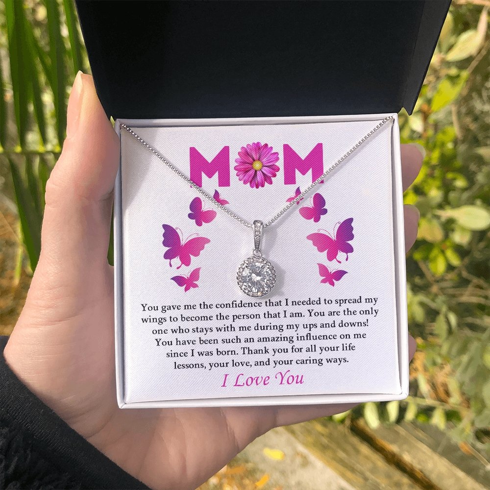 Mom | Thank You For All Your Life Lessons | Jewelry | C30187TR, lx-C30187, PB23-WOOD, PROD-2067431, PT-2646, TNM-1, USER-43062 | TageUnlimited