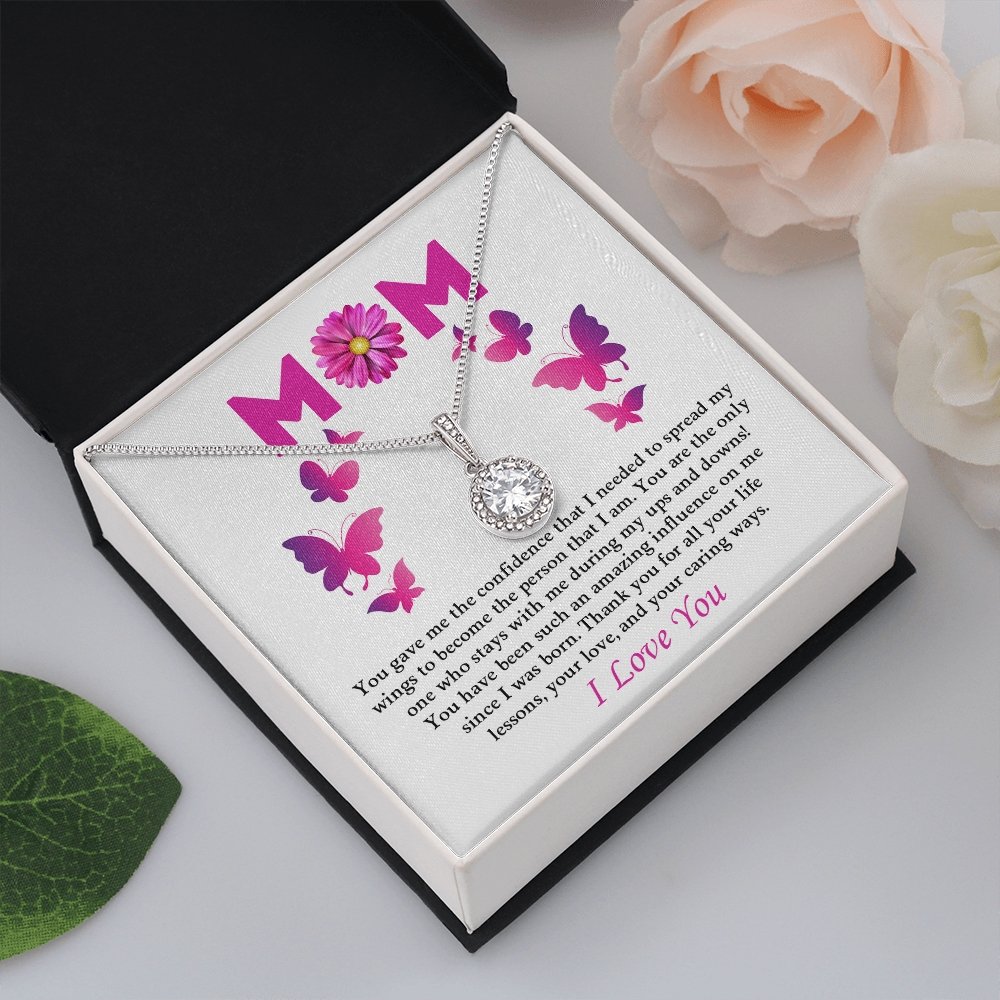 Mom | Thank You For All Your Life Lessons | Jewelry | C30187TR, lx-C30187, PB23-WOOD, PROD-2067431, PT-2646, TNM-1, USER-43062 | TageUnlimited