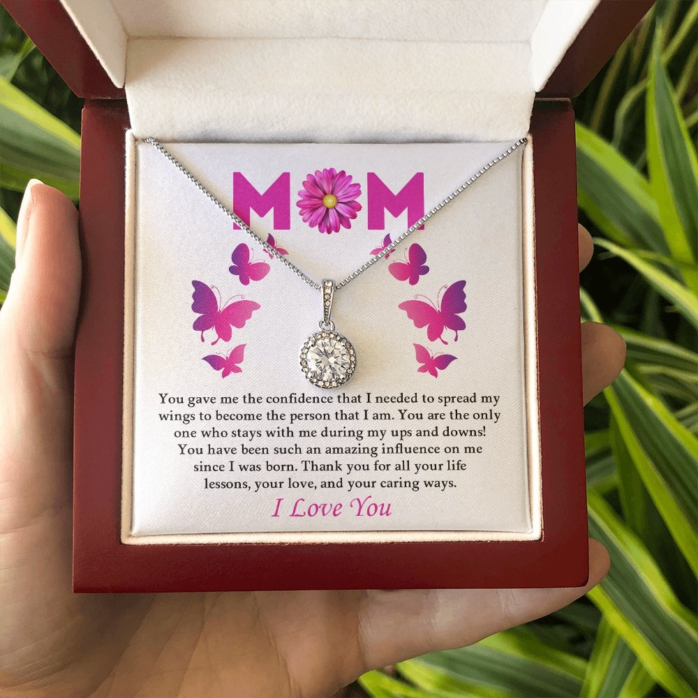 Mom | Thank You For All Your Life Lessons | Jewelry | C30187TR, lx-C30187, PB23-WOOD, PROD-2067431, PT-2646, TNM-1, USER-43062 | TageUnlimited