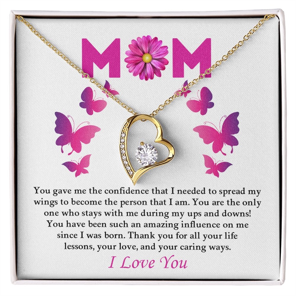 Mom | Thank You For All Your Life Lessons ( Forever Love Necklace) | Jewelry | C30025TG, C30025TR, lx-C30025, PB23-WOOD, PROD-2070539, PT-781, TNM-1, USER-43062 | TageUnlimited