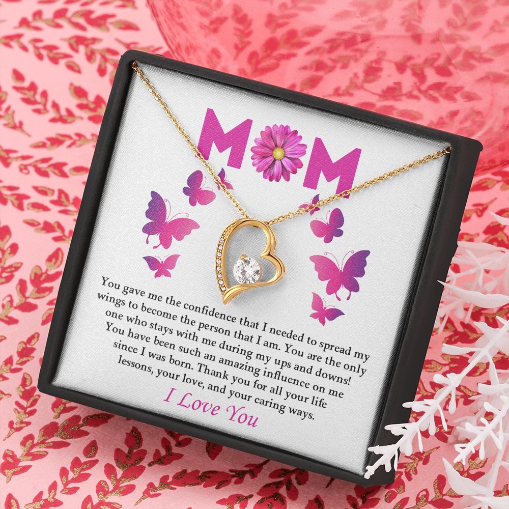 Mom | Thank You For All Your Life Lessons ( Forever Love Necklace) | Jewelry | C30025TG, C30025TR, lx-C30025, PB23-WOOD, PROD-2070539, PT-781, TNM-1, USER-43062 | TageUnlimited
