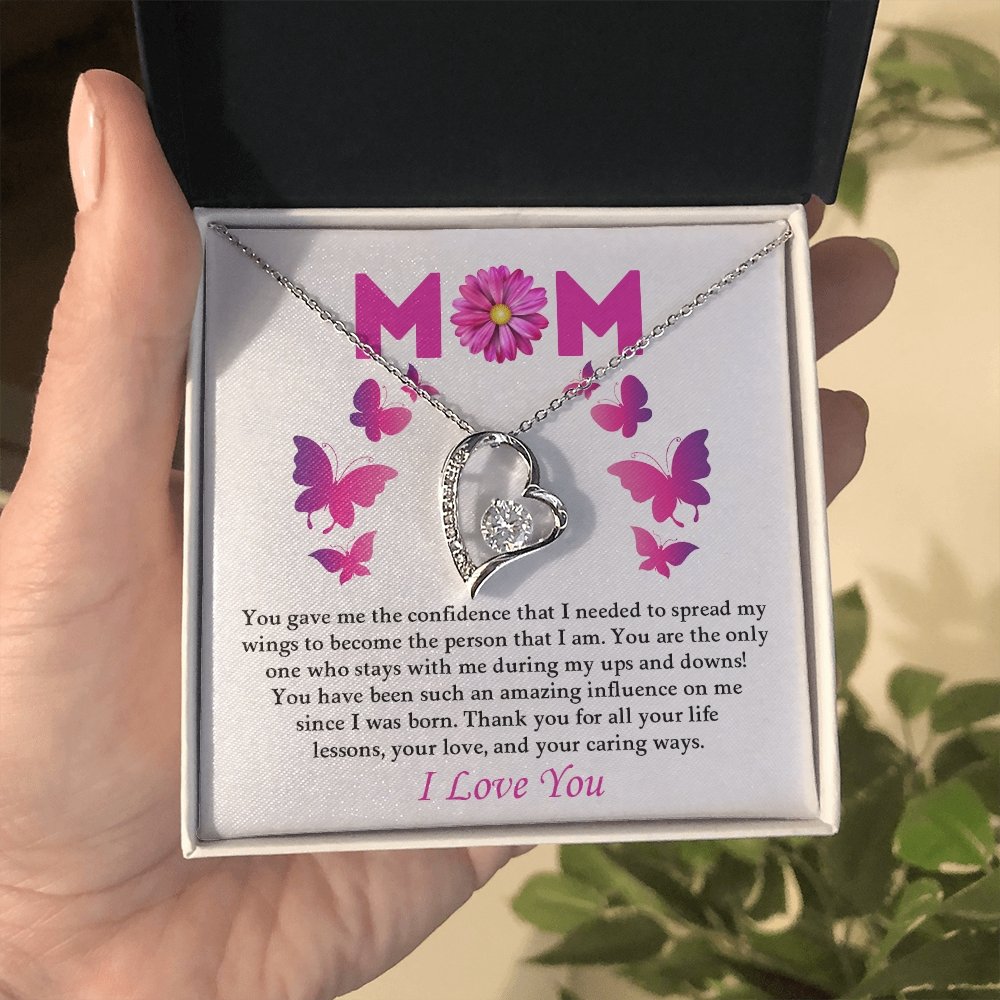 Mom | Thank You For All Your Life Lessons ( Forever Love Necklace) | Jewelry | C30025TG, C30025TR, lx-C30025, PB23-WOOD, PROD-2070539, PT-781, TNM-1, USER-43062 | TageUnlimited