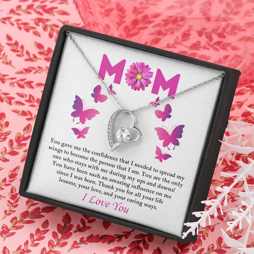 Mom | Thank You For All Your Life Lessons ( Forever Love Necklace) | Jewelry | C30025TG, C30025TR, lx-C30025, PB23-WOOD, PROD-2070539, PT-781, TNM-1, USER-43062 | TageUnlimited