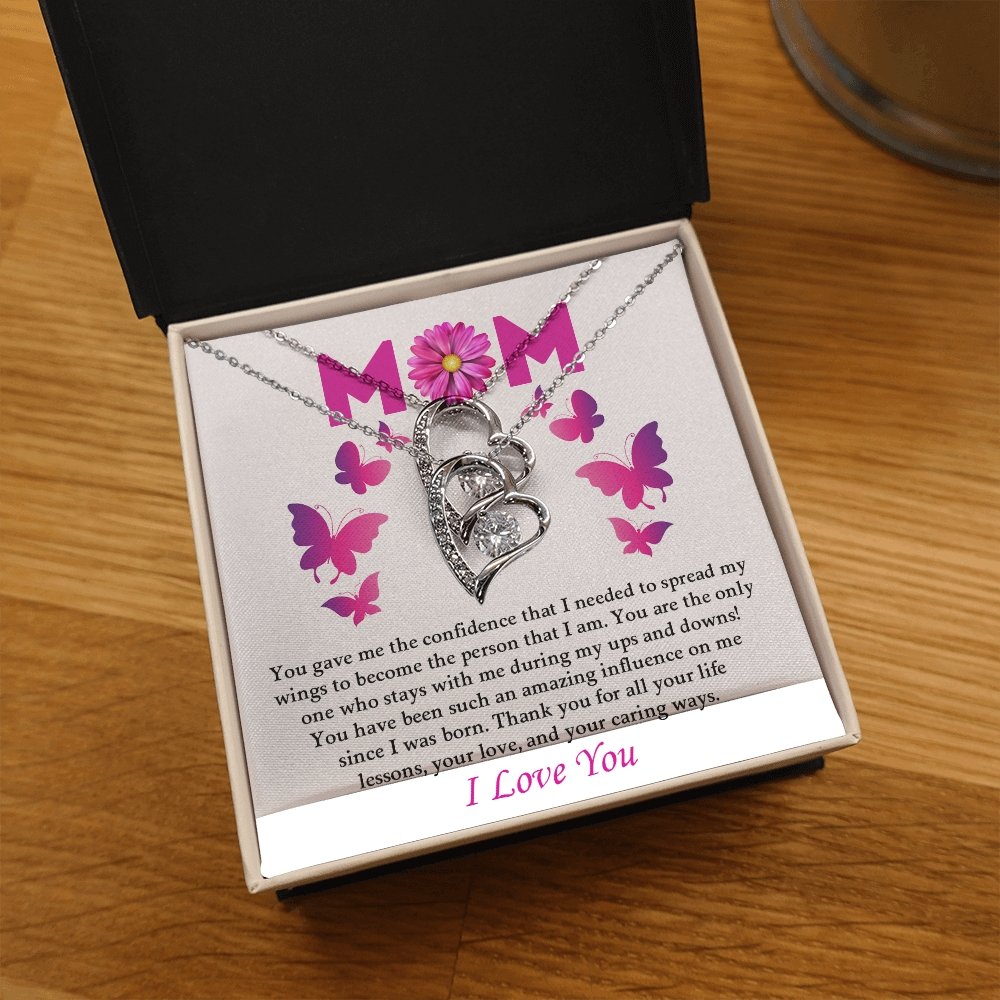 Mom | Thank You For All Your Life Lessons ( Forever Love Necklace) | Jewelry | C30025TG, C30025TR, lx-C30025, PB23-WOOD, PROD-2070539, PT-781, TNM-1, USER-43062 | TageUnlimited