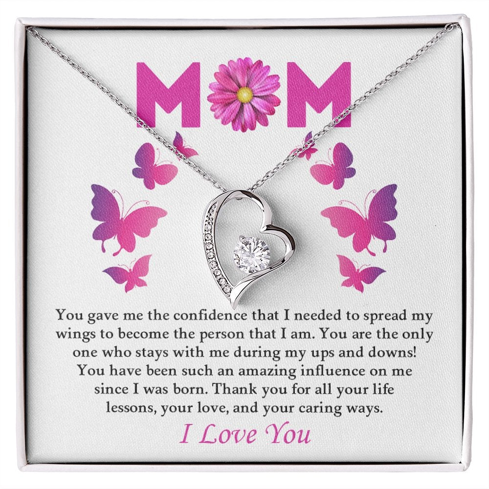 Mom | Thank You For All Your Life Lessons ( Forever Love Necklace) | Jewelry | C30025TG, C30025TR, lx-C30025, PB23-WOOD, PROD-2070539, PT-781, TNM-1, USER-43062 | TageUnlimited